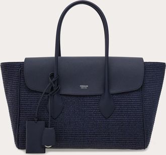 Ferragamo Men Tote bag East-West (XL) Blue
