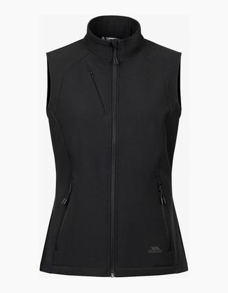 Trespass Womens Trespass Womens/Ladies Mahall Softshell Gilet - Black - Size: 10/8