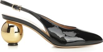 Ferragamo Patent Leather Slingback