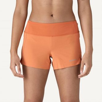 Patagonia Womens Strider Pro Shorts In Rock Melon