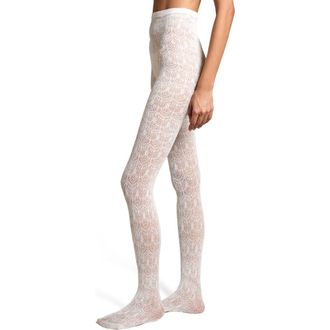 Stems Emilia Tattoo Tights in Ivory at Nordstrom Rack