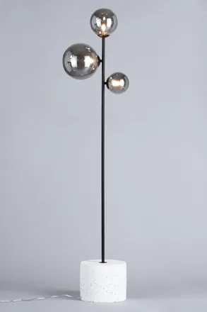 BHS Terrazzo Forella Black Floor Lamp