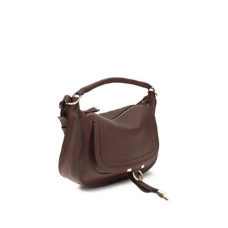Chlo&eacute; Womens Bordeaux Calf Leather Bos Taurus Shoulder Bag