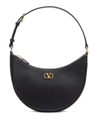 Valentino Garavani Hobo logo mini bag - Nero