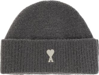 Ami De Coeur Alpaca Muts - Heren - Hoeden - Grijs - ONE Size - Wol - Accessoires