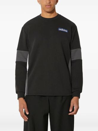 adidas colour-block panelled sweatshirt - Black