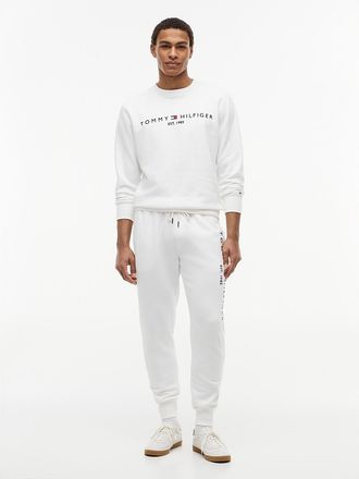 Tommy Hilfiger Mens Tommy Logo Sweatpant - Fresh White - XXXL