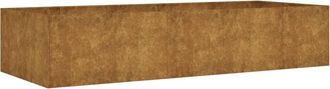 vidaXL Jardinera Acero Corten 200x80x40 Cm Vidaxl