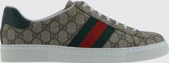 Gucci Sneakers Ace in tessuto GG Supreme con monogram e punta tonda