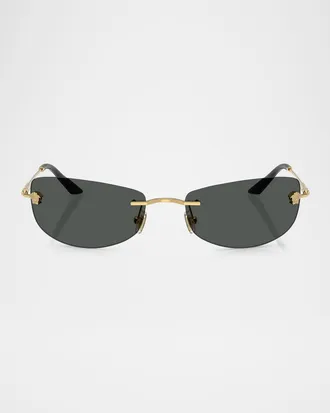 Versace Men & apos;s VE2279 Rectangular Sunglasses