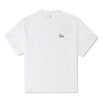 Converse Loose Fit Tea Tee White 10025239-A02