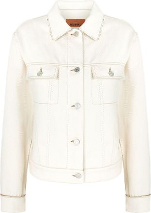 Missoni Giacca con motivo a zigzag - Bianco