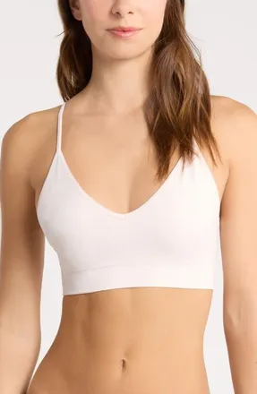 Nordstrom Seamless Bralette in Pink Loft at Nordstrom, Size X-Large