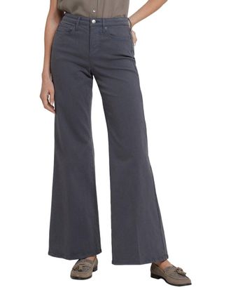 NYDJ Mia Vintage Charcoal Wide Leg Jean
