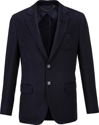 Billionaire Boys Club Blazer Crest - Heren - Blazers - Blauw - M - Wol - Jassen