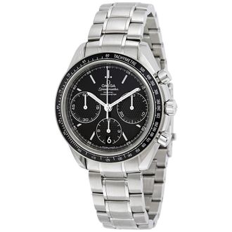 Omega Pre-owned Omega Speedmaster Racing Chronograph Tachymeter Black Dial Mens Watch 32630405001001