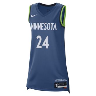 Nike Minnesota Lynx Explorer Edition Nike Womens Dri-FIT WNBA Victory Jersey in Blue | DC9573-478