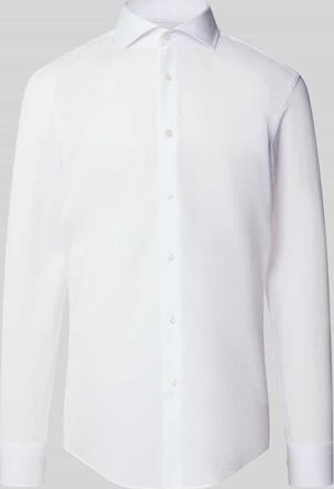 HUGO BOSS Slim Fit Businesshemd aus reiner Baumwolle Modell H-HANK-SP in Weiss, Gr&ouml;&szlig;e 38