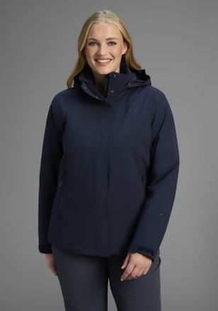 Maier Sports Allwetterjacke MAIER SPORTS DA-JACKE MTEX EL. METORTHERMREC W, Damen, Gr. 34, night sky, Obermaterial: 100% Polyester, Jacken Allwetterjacke, Wasser- 