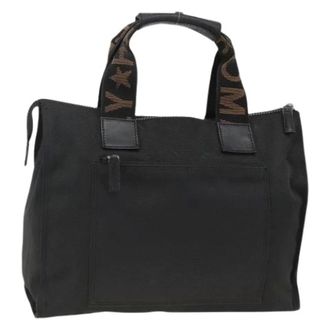 Fendi Pre-owned Vintage Canvas Handtas - Dames - Pre-owned - Zwart - Maat: ONE Size Leer