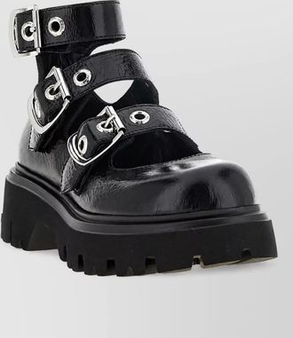 Vivienne Westwood leather bacchus mary jane boots