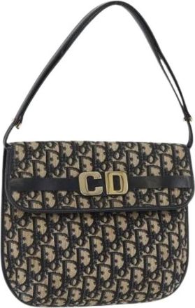 Dior Pre-owned Shoulder Bags, female, Multicolor, Size: ONE SIZE Pre-owned Vintage Trotter Shoulder Bag