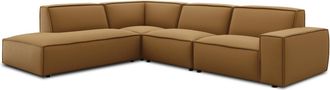 Castlery Customized Brown Performance Left-Facing Extended Side Chaise Sectional Sofa by Jonathan, Castlery, Brown