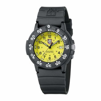 Luminox Mens Black Rubber Sport Watch - One Size
