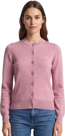 A.P.C. Pink Crew Neck Cardigan