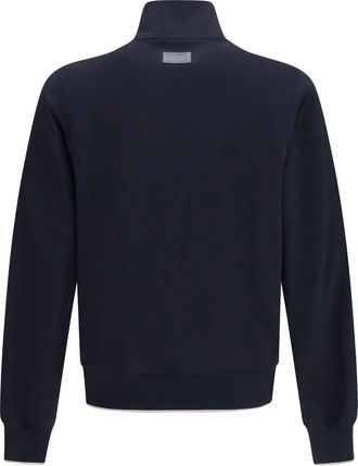 Dolce & Gabbana Mens Zip Jacket With Side Bands Very Dark Blue Polyamide