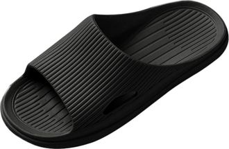 Generic Bathing Sandals, Womens Non-Slip Slip-On Slippers, Unisex Peep Toe Slippers, Soft Soles, Sandals, Non-Slip Bathing Shoes, Thick Slippers, Comfortable 