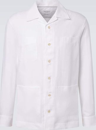 Brunello Cucinelli Hemp, linen, and cotton shirt
