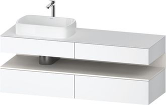 Duravit Qatego Consola Mueble Bajo Lavabo, 2 Extensiones, 2 - Duravit