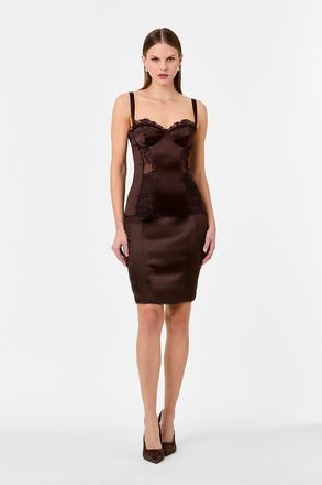 Nicholas Dara Top in Espresso at Nordstrom, Size 12