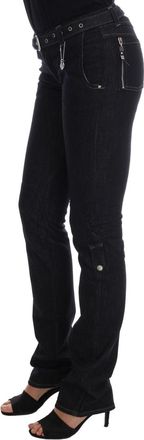 Costume National Womens Blue Cotton Stretch Slim Fit Jeans Clothing