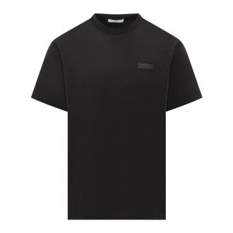 Givenchy T-shirt in cotton with patch - male - Givenchy - T-Shirts - Black - M - Tops