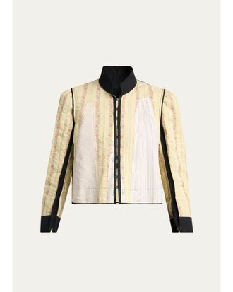 Chlo&eacute; Quilted Patchwork Jacket