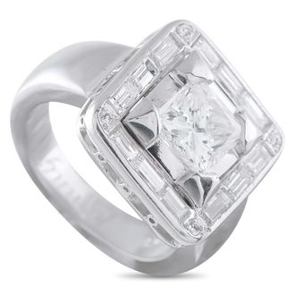 Luxury Bazaar Platinum 2.17ct Diamond Ring MF12-122425