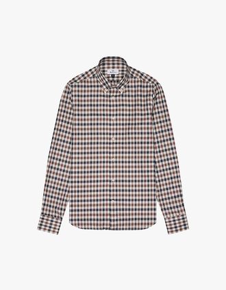 Aquascutum Mens Aquascutum Club Check Iconic Shirt - Multi - Size: Regular/40