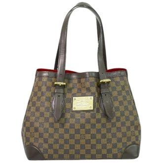 Louis Vuitton Pre-owned Tote Bags, female, Brown, Size: ONE SIZE Pre-owned Hampstead Handbag