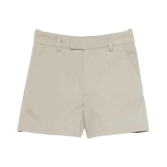 A.P.C. Lily Shorts - Dames - Bermuda - Beige - XS - Katoen - Korte Broeken