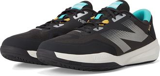 New Balance FuelCell 796V4 Tennis Shoes Mens Shoes Black Cement/Cyber Jade/Clementine : 7.5 D - Medium, Rubber