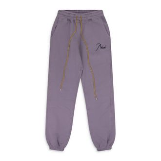 Rhude Mauve Script Logo Sweatpants