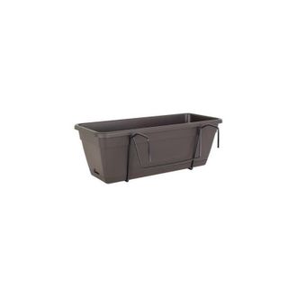 OEM Artevasi Kit Jardiner&iacute;a Venezia Con Reserva De Agua - 10 L - 49 X 19,5 X 16,6 Cm - Gris Antracita