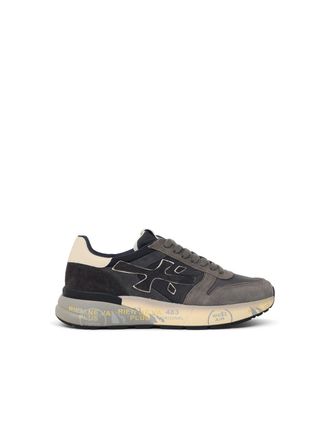 Premiata Mick 8433 Sneakers in misto camoscio grigio