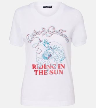Dolce & Gabbana Camiseta de jersey de algod&oacute;n