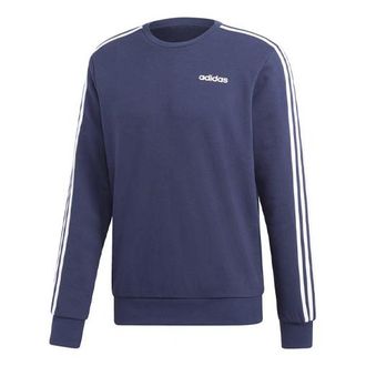 adidas 3-Stripes Sweatshirt Blue White DU0484