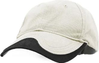 Balenciaga Pre-owned Accessories, male, Beige, Size: ONE SIZE Pre-owned BB Signature Cotton Cap