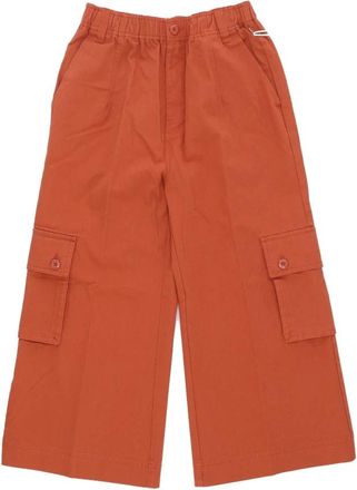 Obey Bruine Wijde Been Cargo Broek - Heren - Wijde Broeken - Bruin - S - Katoen - Broeken