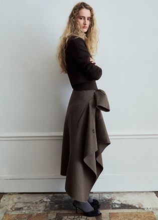 Mango Cardigan maglia collo a V cioccolato - Donna - XXS - MANGO